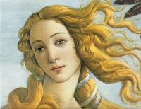 The Birth of Venus (1486, detail) by Sandro Botticelli