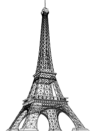 Eiffel Tower in Paris, France  The status of technocratic icons within contemporary society (the Citroën DS, the Eiffel Tower etc.) is a theme in Barthes's Mythologies 