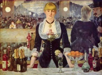 A Bar at the Folies-Bergère by Manet
