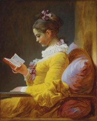 A Young Girl Reading (c. 1776) by Fragonard