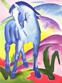 The Blue Horse I (1911) by Franz Marc