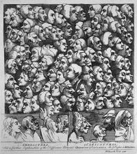 Characters Caricaturas (1743) by William Hogarth