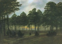 Der Abend (1821) by Caspar David Friedrich