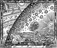 This page Astronomy is part of the natural science series. Illustration: Flammarion engraving, a wood engraving by an unknown artist, so named because its first documented appearance is in Camille Flammarion's 1888 book L'atmosphère: météorologie populaire ("The Atmosphere: Popular Meteorology").
