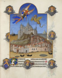Folio 195 of the Très Riches Heures du Duc de Berry