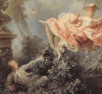 The Swing (detail) (ca. 1767) by Fragonard
