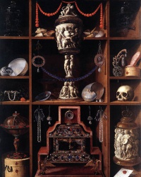 Kleinodien-Schrank (1666) by Georg Hainz, see cabinet of curiosities