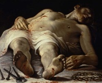 The Dead Christ (1582) by Annibale Carracci