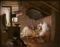 The Poor Poet[1] (1839) is a painting by Carl Spitzweg