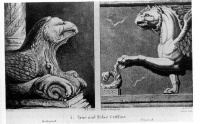 True and False Griffins from John Ruskin's Modern Painters (Part IV. Of Many Things), first published in 1856.
