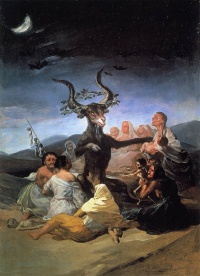 Witches' Sabbath (1789) by Goya