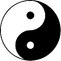 This page Karma is part of the Eastern religions cycle.  Illustration: Yin and yang