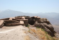 Vestiges of the Alamut Castle (photo Payampak)