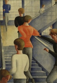 Bauhaus Stairway (1932) by Oskar Schlemmer