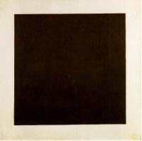 Black Square (1915) by Kazimir Malevich