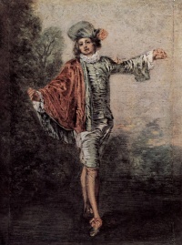 L'indifférent (1717) by Antoine Watteau