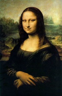 Mona Lisa, or La Gioconda. (La Joconde), is a 16th century oil painting by Leonardo da Vinci, and is one of the most famous paintings in the world. It has acquired an iconic status in popular culture. Today the Mona Lisa is frequently reproduced, finding its way on to everything from carpets to mouse pads.