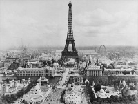 The Eiffel Tower during the Exposition Universelle of 1900