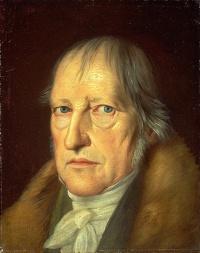 Portrait of Hegel by Jakob Schlesinger