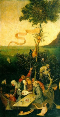This page Humour is part of the foolishness series. Illustration: Ship of Fools  by  Hieronymus Bosch