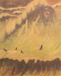  Sonata of the Sea. Finale (1908) by Lithuanian painter Mikalojus Konstantinas Čiurlioniss
