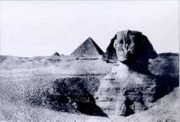 The Great Sphinx of Giza (photo by Maxime Du Camp), 1849 (a public statue is by its nature 'official art')