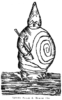  Ubu Roi (1896) is a play written and staged by Alfred Jarry, a widely acknowledged precursor to the Absurdist, Dada and Surrealist art movements.  Illustration True Portrait of Monsieur Ubu